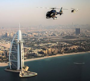 Helicopter tour, driving experience add-on.